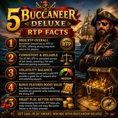 5 Buccaneer Deluxe RTP Facts