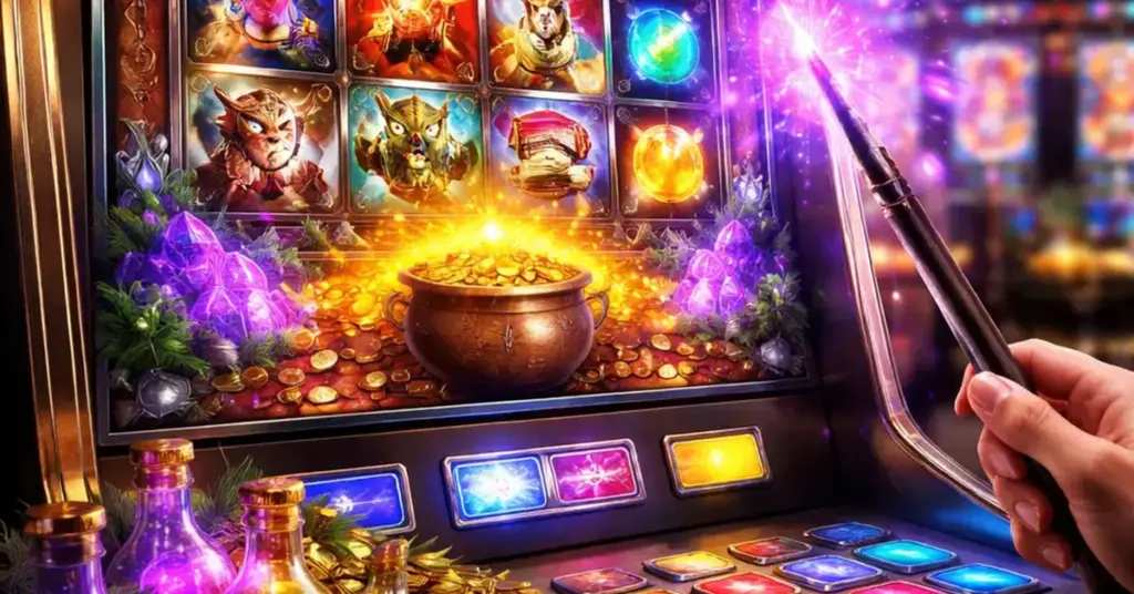5 Wizarding Wins Slot Features to Try, wizard slot features, best magical slot features