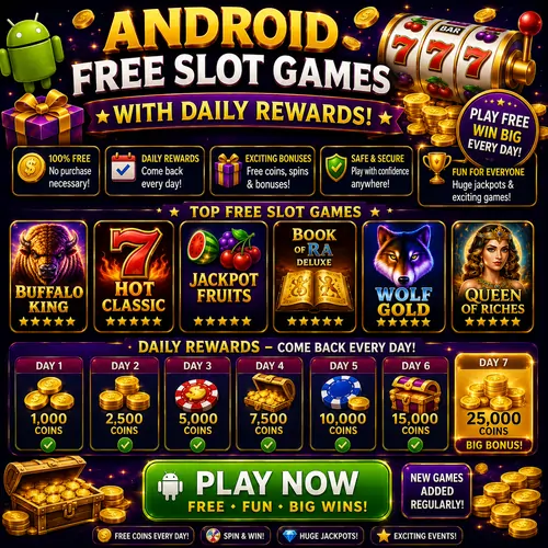 Android Free Slot Games With Daily Rewards