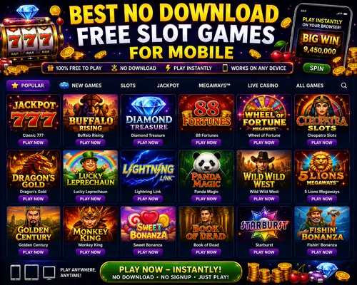 Best No Download Free Slot Games for Mobile