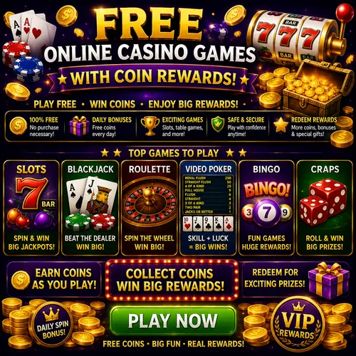 Free Online Casino Games With Coin Rewards