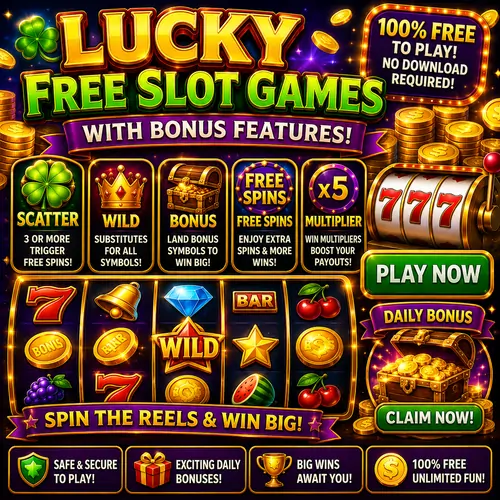 Lucky Free Slot Games With Bonus Features