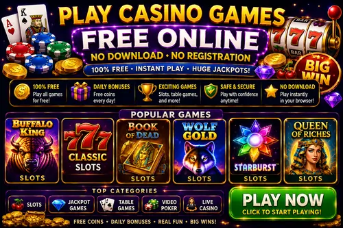 Play Casino Games Free Online Without Download