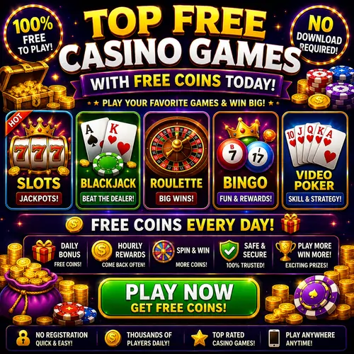 Top Free Casino Games With Free Coins Today