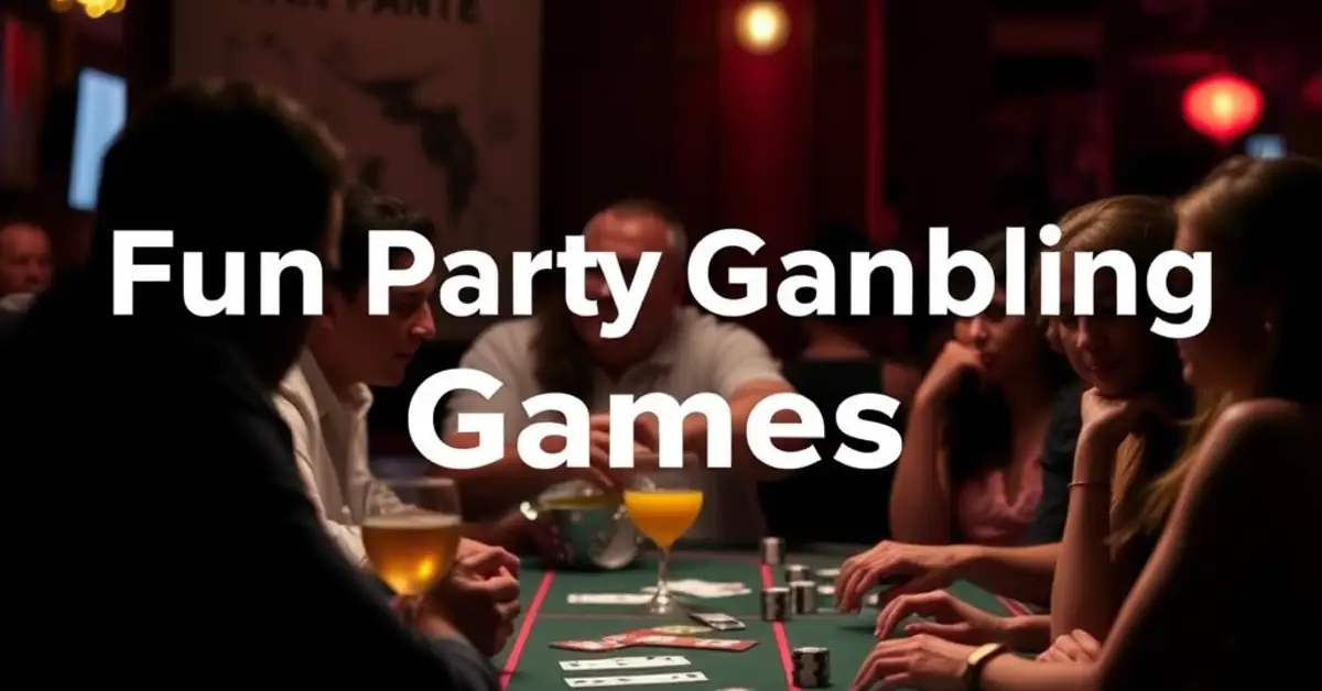 Fun Party Gambling Games for Adults