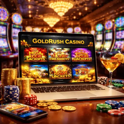 GoldRush Casino Review, GoldRush Casino jackpot games, GoldRush Casino slots review