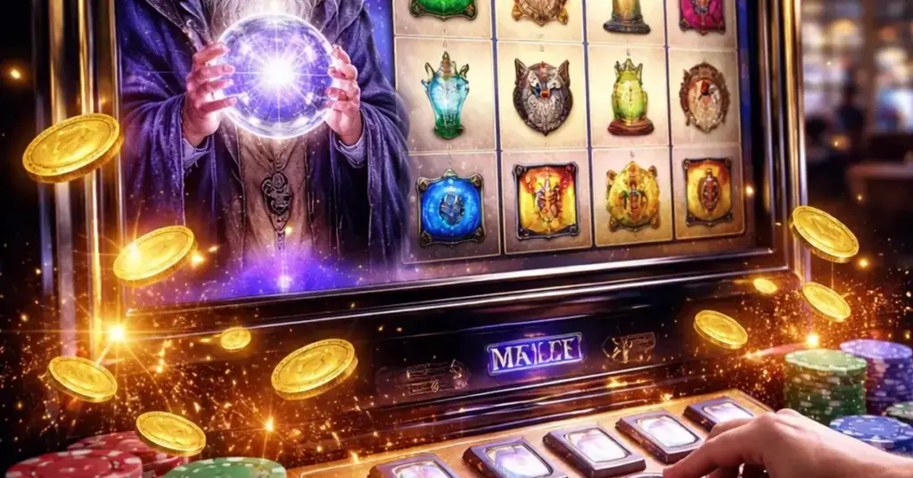 Magic Mirror Slot, Merlin Magic Mirror slot bonus features, Magic Mirror slot free spins