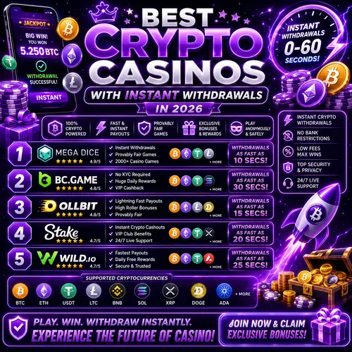 Best Crypto Casinos with Instant Withdrawals