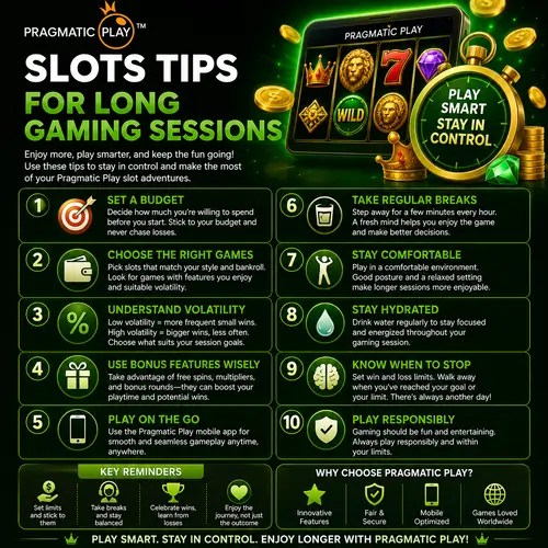 Pragmatic Play Slots Tips for Long Gaming Session