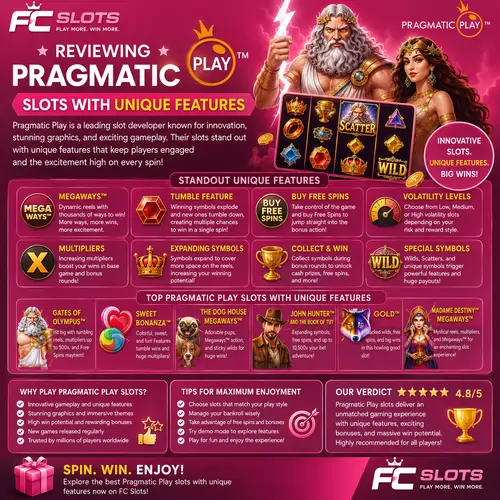 Reviewing Pragmatic Play Slots With Unique Features